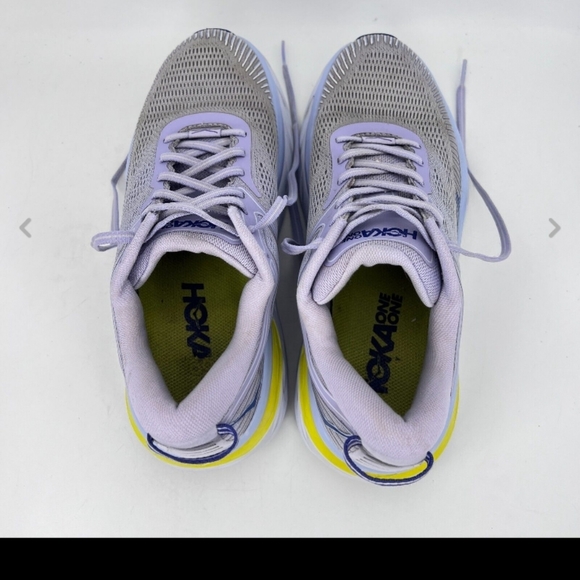 Hoka One One Bondi 7 Purple Heather Clematis Blue Women Shoes 1110519 PHCB Sz 8 - Picture 10 of 11